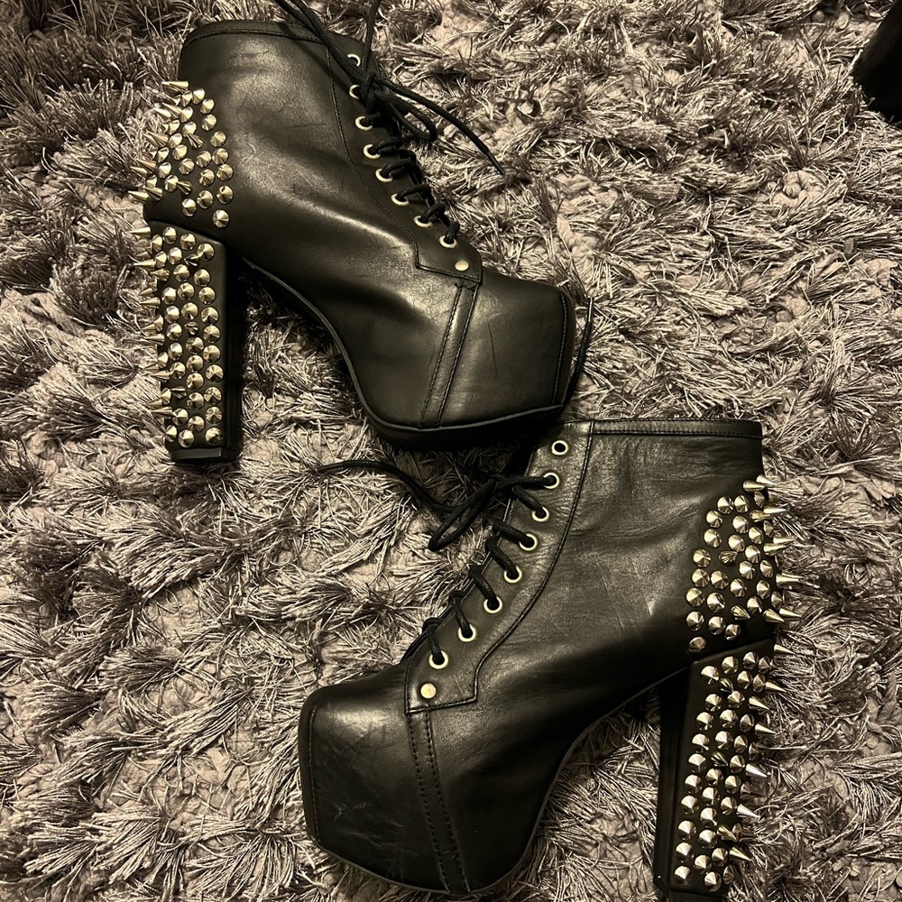 Jeffrey Campbell platform spike booties size 8.5